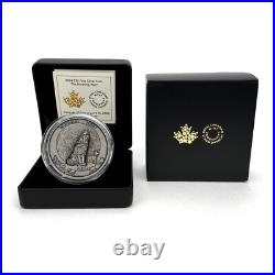 2024 Canada $30 The Howling Wolf 2 oz Pure Silver Coin