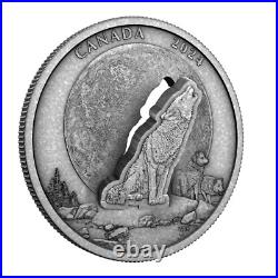 2024 Canada $30 The Howling Wolf 2 oz Pure Silver Coin