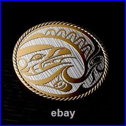 2024 Canada $30 The Hunter 2 oz Fine Silver & Gold-plated Coin