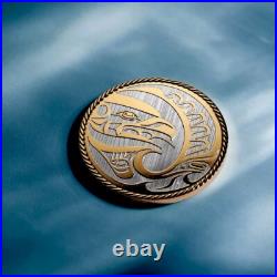 2024 Canada $30 The Hunter 2 oz Fine Silver & Gold-plated Coin
