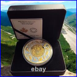 2024 Canada- $50 5 Oz Fine Silver Coin- Heraldic Landscape Birds of Canada