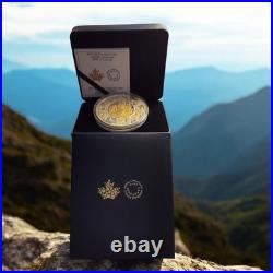 2024 Canada- $50 5 Oz Fine Silver Coin- Heraldic Landscape Birds of Canada