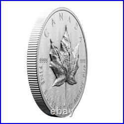 2024 Canada $50 Ultra-High Relief Maple Leaf 5 Ounce Pure Silver Coin
