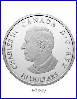 2024 Canada Colourful Birds American Goldfinch- 1oz Pure Silver Proof $20 Coin