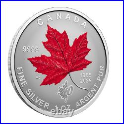 ­ 2024 Canada Flag 60th Ann. Fractional 1.90 oz Silver Coin Set Mintage of 3500