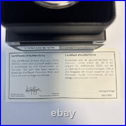 2024 Canada Wildlife Reflections Cougar $20 99.99% Pure Silver Coin 2024 Canada Wildlife Reflections Cougar $20 99.99% Pure Silver Coin
