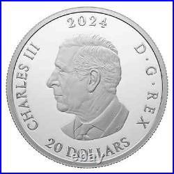 2024 Canada Wildlife Reflections Moose 1 oz Fine Silver Colourized Coin from RCM