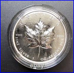 2024 Maple Leaf Canada Ultra-High Relief UHR SML $20 1 OZ Pure Silver Proof Coin