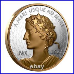 2024 Peace Dollar Yellow Gold plated Pure Silver Coin Canada 2024 Peace Dollar Yellow Gold plated Pure Silver Coin Canada