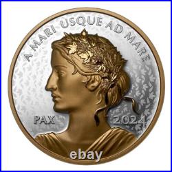 2024 Peace Dollar Yellow Gold plated Pure Silver Coin Canada 2024 Peace Dollar Yellow Gold plated Pure Silver Coin Canada