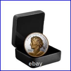 2024 Peace Dollar Yellow Gold plated Pure Silver Coin Canada 2024 Peace Dollar Yellow Gold plated Pure Silver Coin Canada