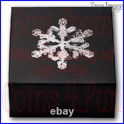 2024 Snowflake $20 Hexagon Proof Pure Silver Coin #2 with Crystal Canada