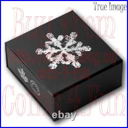 2024 Snowflake $20 Hexagon Proof Pure Silver Coin #2 with Crystal Canada