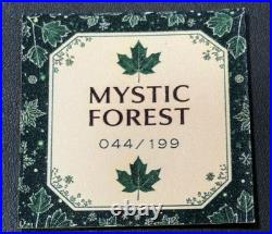 2025 1 Oz. 9999 Silver Canada Maple Leaf Color Mystic Forest Coin in Box/COA