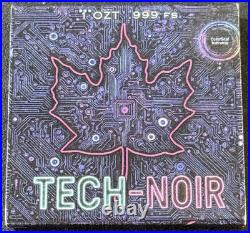 2025 1 Oz. 9999 Silver Canada Maple Leaf Tech-Noir Amazing Colorized Coin