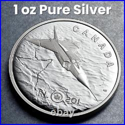 2025 1 oz. Silver Coin Avro Arrow Royal Canadian Mint