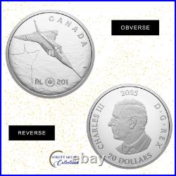 2025 1 oz. Silver Coin Avro Arrow Royal Canadian Mint