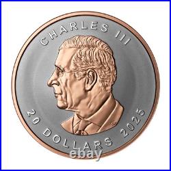 2025 1oz Silver Maple Leaf Ultra-High Relief Coin Royal Canadian Mint