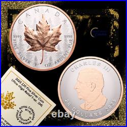 2025 1oz Silver Maple Leaf Ultra-High Relief Coin Royal Canadian Mint