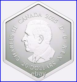 2025 $20 Snowflake 1 oz. Fine Silver Coin Shipping included in Canada