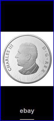 2025 $30 Mustang Country By Robert Bateman Pure Silver Coin