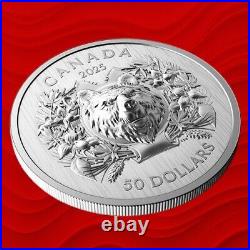 2025 CANADA HEARALDIC BEAR 70gms Pure Silver EHR/UHR Coin