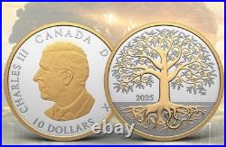 2025 CANADA TREE OF LIFE $10 1/2oz. 99.99% PURE SILVER COIN