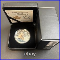 2025 Canada $15 Tall Ships Three Masted Schooner Pure Silver Coin