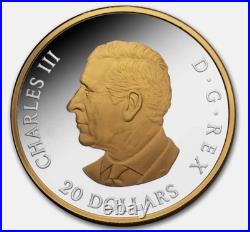 2025 Canada $20 ALLEGORIES OF JUSTICE & TRUTH Gilt NGC PF70 FR BOX/COA