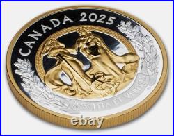2025 Canada $20 ALLEGORIES OF JUSTICE & TRUTH Gilt NGC PF70 FR BOX/COA