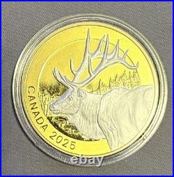 2025 Canada $20 Animal Portraits Elk Fine Silver Coin
