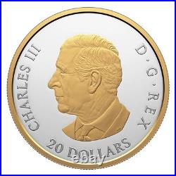 2025 Canada $20 Animal Portraits Grey Wolf Fine Silver Coin