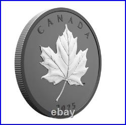 2025 Canada $20 Elegant Maple Pure Silver Coin with Rhodium Plating