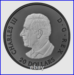 2025 Canada $20 Elegant Maple with rhodium 99.99% Silver 1 oz