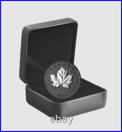 2025 Canada $20 Elegant Maple with rhodium 99.99% Silver 1 oz