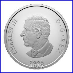 2025 Canada $20 Fine Silver Coin Williamson Diamond Brooch 2025 Canada $20 Fine Silver Coin Williamson Diamond Brooch