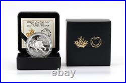 2025 Canada $20 Great Hunters Grey Wolf UHR Pure Silver Coin