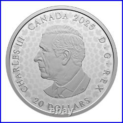 2025 Canada $20 Great Hunters Grey Wolf UHR Pure Silver Coin