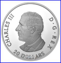 2025 Canada $20 Moon Sky Raven Holographic Fine Silver Coin