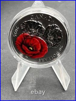 2025 Canada $20 Remembrance Day -1 oz Fine Silver Coin. 9999