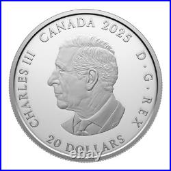 2025 Canada $20 Sundial One Ounce Fine Silver Coin