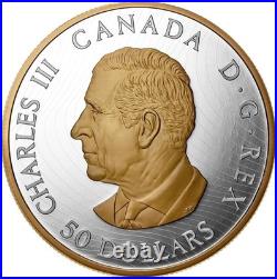 2025 Canada $50 Maple Tree of Life 5 oz Fine Silver Coin, Low Cert # below 50