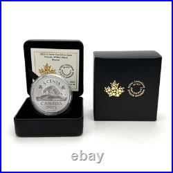 2025 Canada 5 Cent RCM W Mint Mark Beaver 1 oz Pure Silver Coin