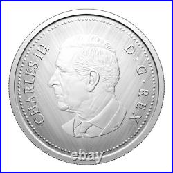 2025 Canada 5 Cent RCM W Mint Mark Beaver 1 oz Pure Silver Coin