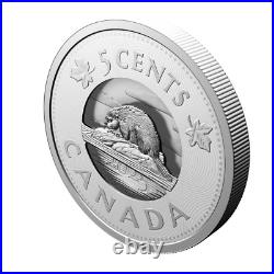 2025 Canada 5c Multi Layer Beaver 3.5 oz. 9999 Silver Coin + BONUS COINS