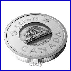2025 Canada 5c Multi Layer Beaver 3.5 oz. 9999 Silver Coin + BONUS COINS