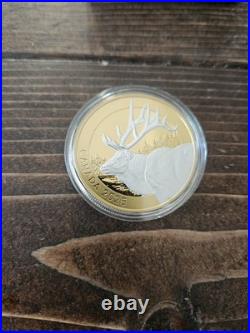 2025 Canada Animal Portraits Elk $20 99.99% Pure Silver Coin