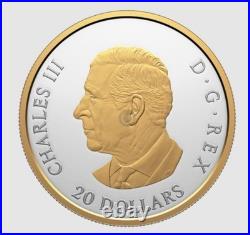 2025 Canada Animal Portraits Polar Bear $20 99.99% Pure Silver Coin