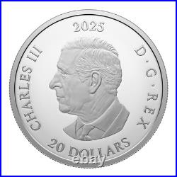 2025 Canada Dear Santa $20 Fine Silver Glow Reveal Coin with BONUS