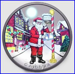 2025 Canada Dear Santa Glow In The Dark $20 99.99% Pure Silver Coin